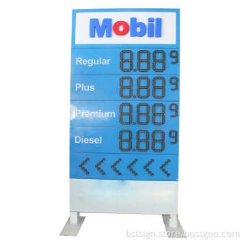 Outdoor LED Gas Price Changer Display (Remote Controll/PC controll)
